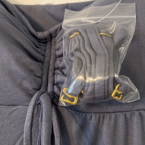 Soma Dress beautiful 45” long brand new with tags gray/bluish color so soft - Picture 6 of 12